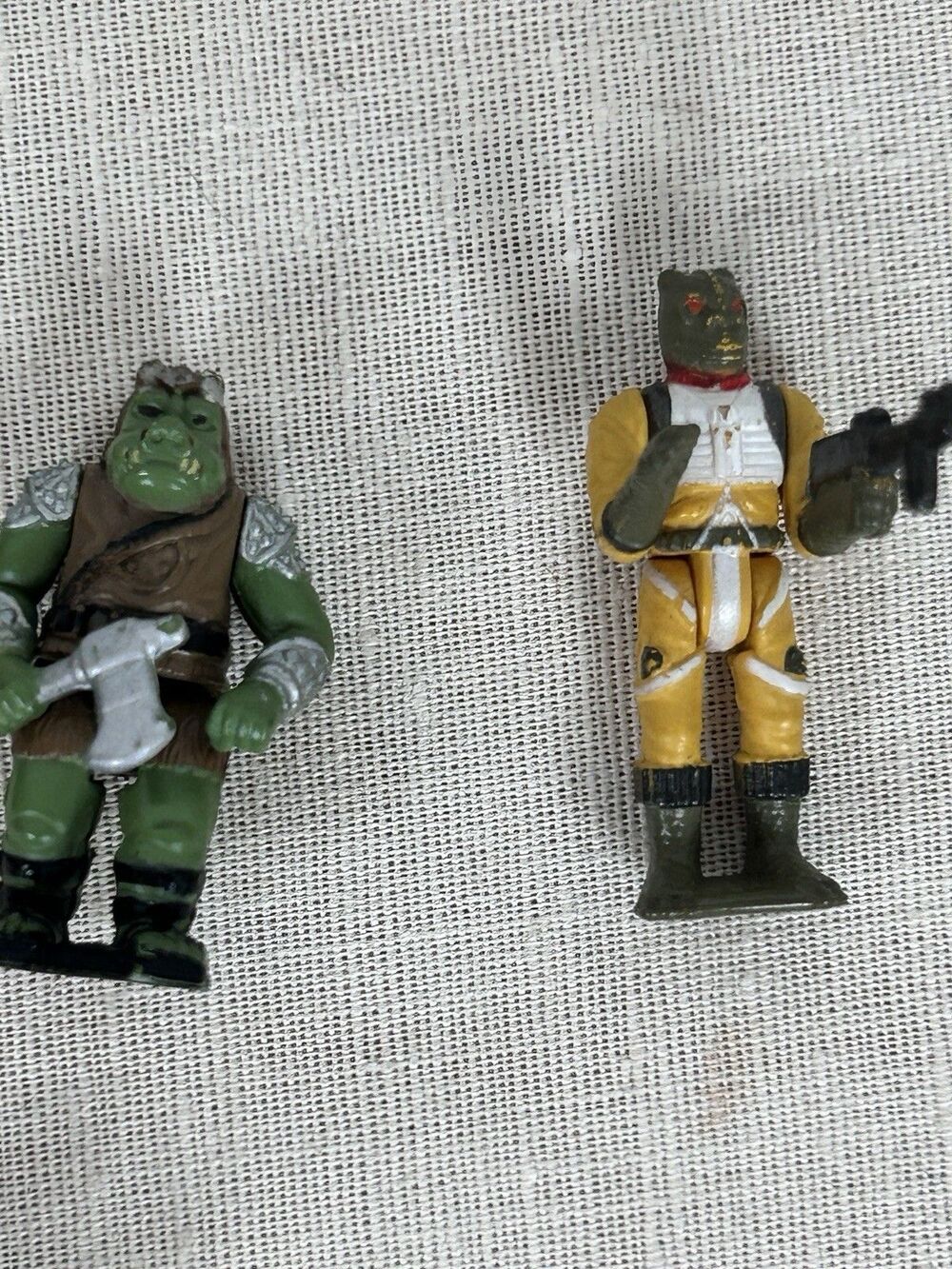 VTG Galoob Micro Machine Star Wars Bounty Hunters Tatooine 9 jointed and 1 Ewok